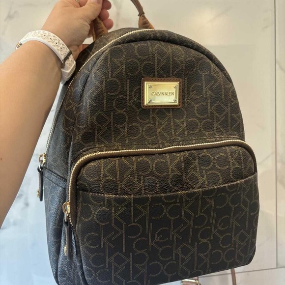 Calvin Klein Brown Backpack - Picture 1 of 5